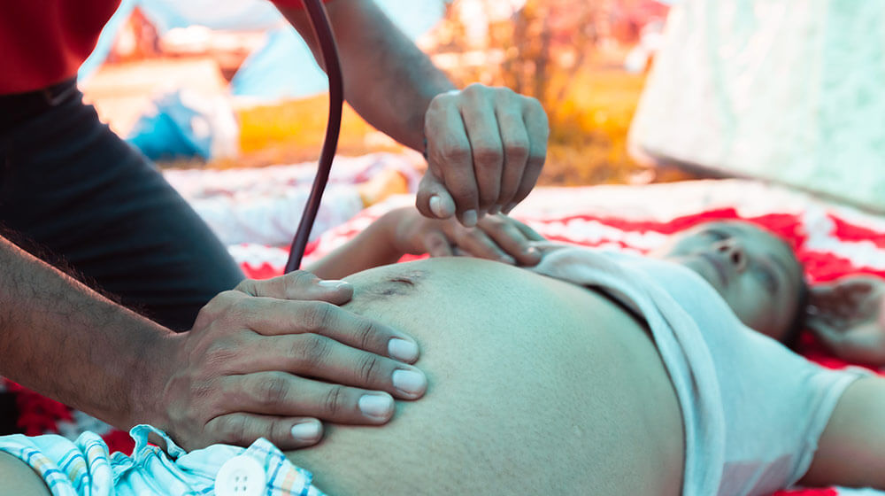 Giving birth under a bridge during a hurricane in Honduras