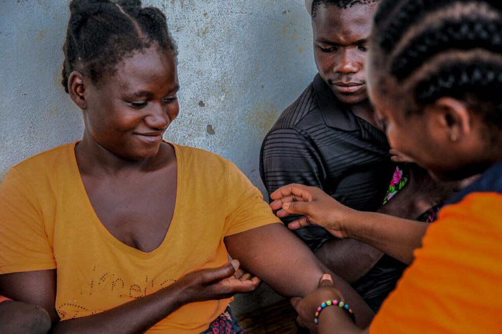 “I got a five-year family planning method. This will allow us to raise our three children well and also to rebuild our lives.”