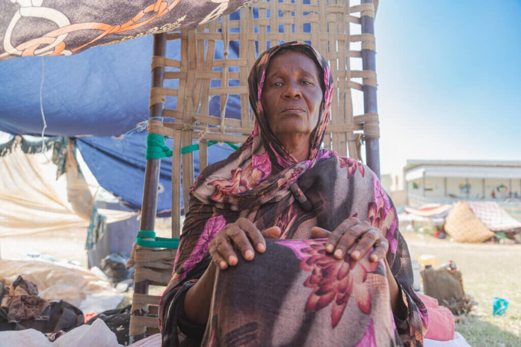 Millions face hunger in displaced person camps in Sudan.